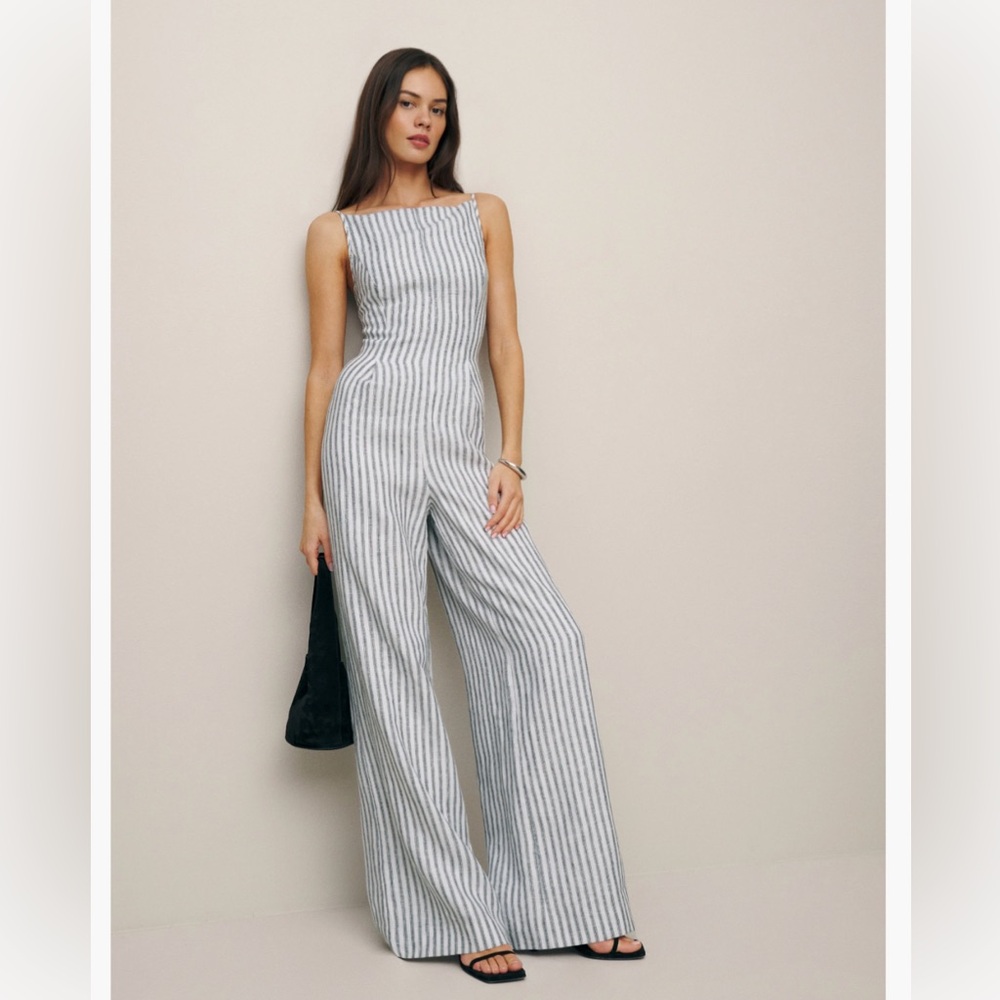 Reformation Petites Ciara Linen Jumpsuit